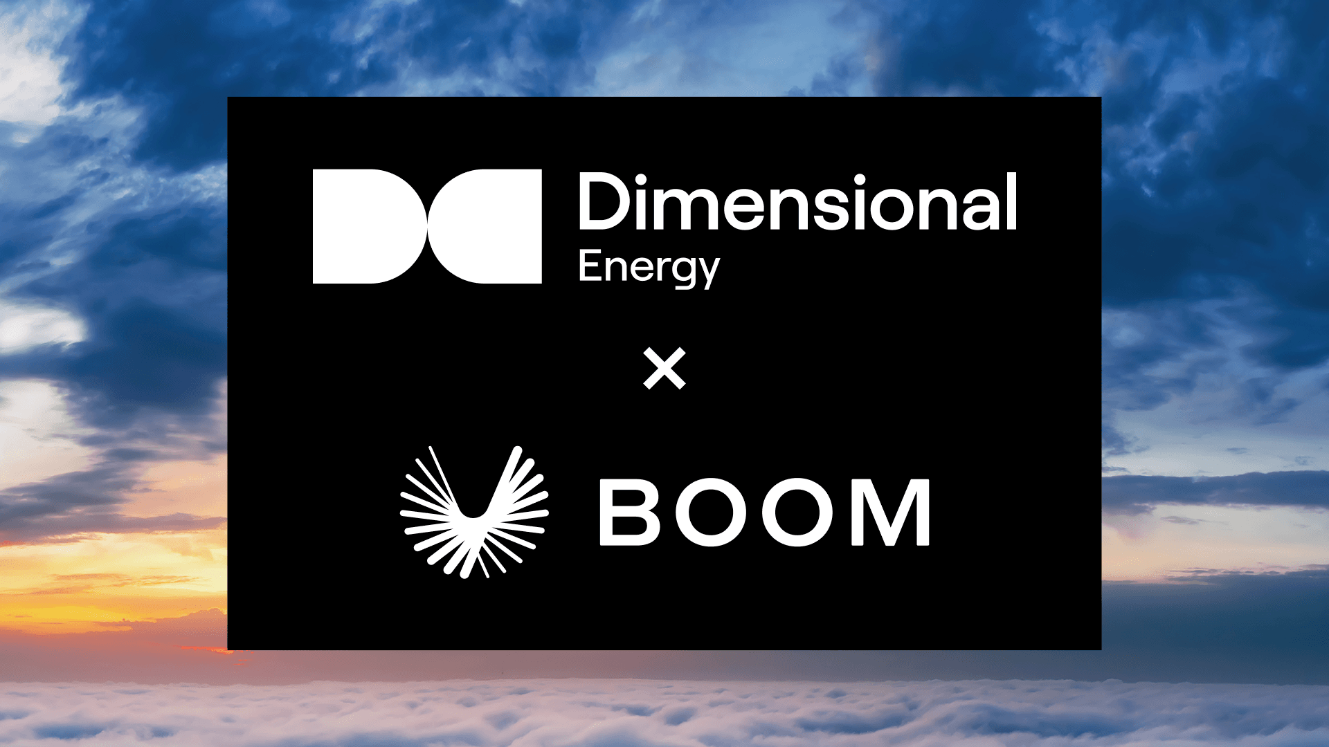 Boom Supersonic and Dimensional Energy Announce Sustainable Aviation Fuel Offtake Agreement